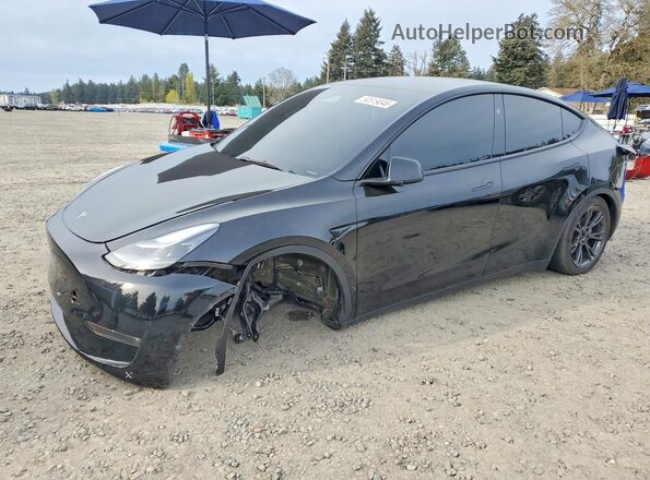7SAYGAEE2SF239064 2025 TESLA MODEL Черный Передняя левая четверть