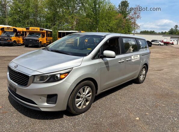KNDMA5C15G6120531 2016 KIA SEDONA Серый Задняя левая четверть