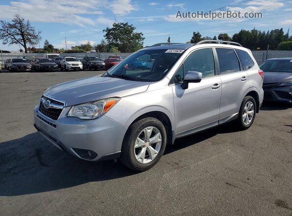 JF2SJAHC8GH464502 2016 SUBARU FORESTER Серебряный Передняя левая четверть
