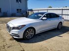 2018 Genesis G80 3.8 White vin: KMHGN4JE0JU247042
