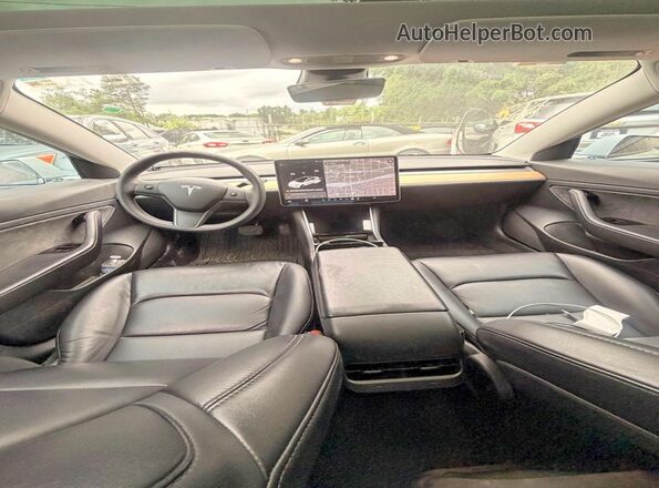5YJ3E1EA4LF797316 2020 TESLA MODEL 3 Белый Вид задних сидений