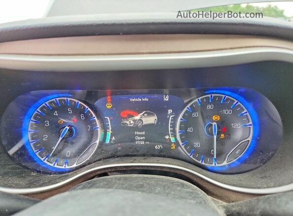 2C4RC1BG2JR123546 2018 CHRYSLER PACIFICA Gray Вид задніх сидінь
