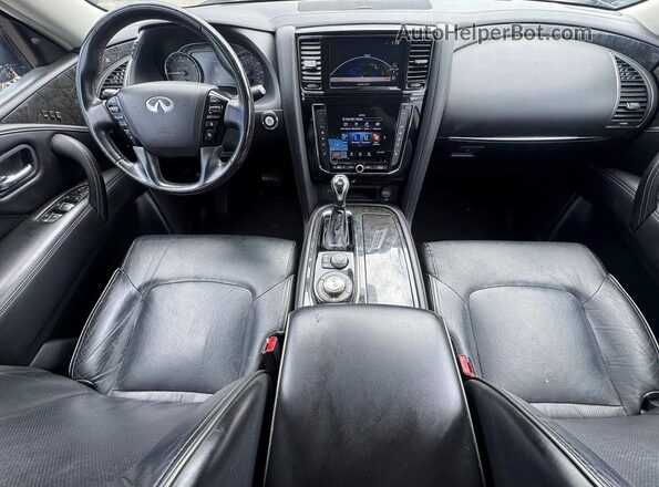 JN8AZ2NE8L9255512 2020 INFINITI QX80 Черный Вид щитка приборов