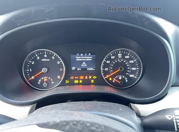 KNDPMCAC9L7699024 2020 KIA SPORTAGE White ხელსაწყოთა პანელის ხედი