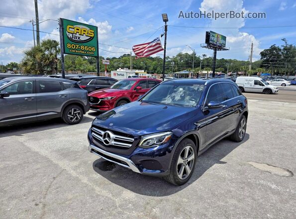 WDC0G4JB8KV170173 2019 MERCEDES-BENZ GLC-CLASS Синий Задняя правая четверть