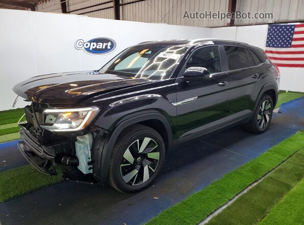 1V2HC2CA4TC206207 2026 VOLKSWAGEN ATLAS Черный Передняя левая четверть