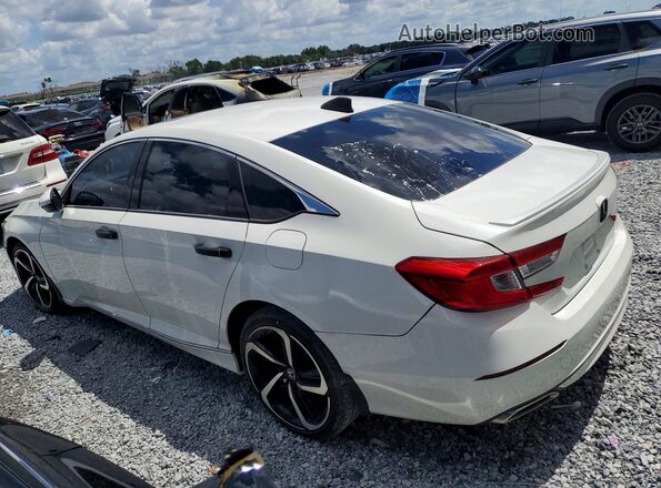1HGCV2F97LA007625 2020 HONDA ACCORD Белый Задняя правая четверть