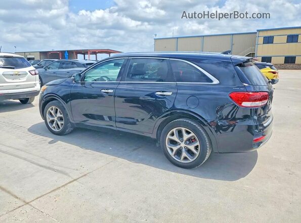 5XYPK4A59HG220477 2017 KIA SORENTO Черный Задняя правая четверть