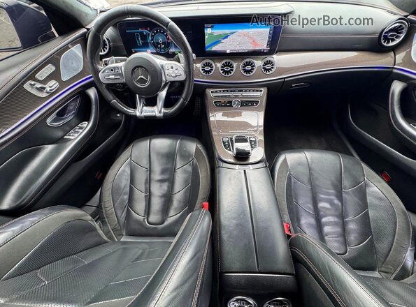 WDD2J6BB7KA019042 2019 MERCEDES-BENZ CLS-CLASS Black უკანა სავარძლების ხედი