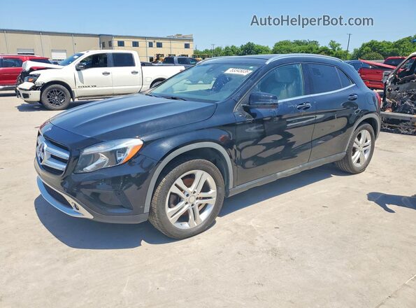 WDCTG4GB8GJ203207 2016 MERCEDES-BENZ GLA Черный Задняя левая четверть