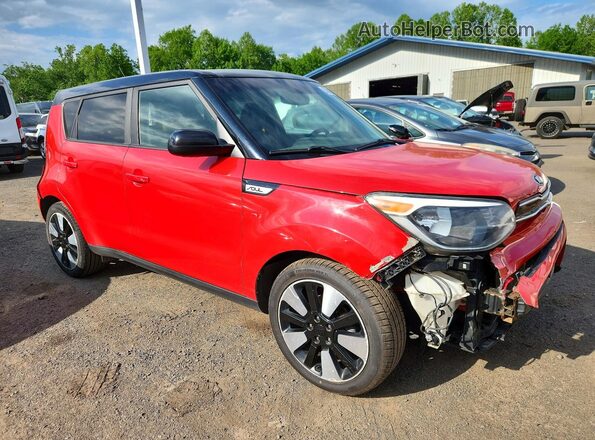 KNDJP3A59K7017689 2019 KIA SOUL Красный Вид спереди