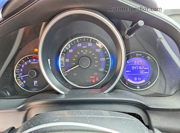 3HGGK5H4XLM709972 2020 HONDA FIT Белый Вид задних сидений