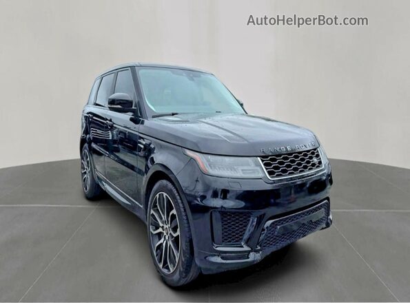 SALWR2RV3KA828527 2019 LAND ROVER RANGE Черный Передняя левая четверть