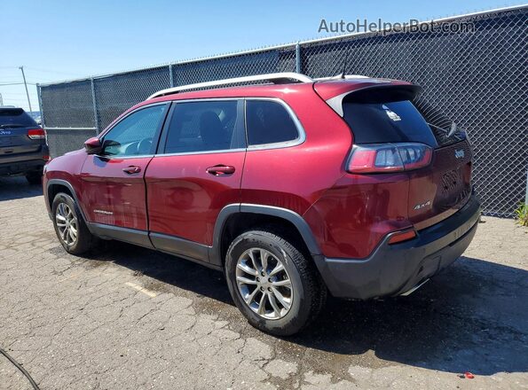 1C4PJMMX3MD188909 2021 JEEP CHEROKEE Красный Задняя правая четверть