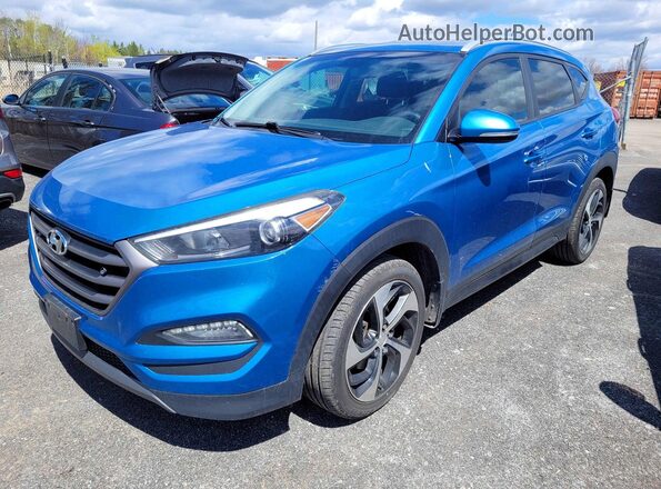 KM8J3CA2XGU213534 2016 HYUNDAI TUCSON Синий Задняя правая четверть