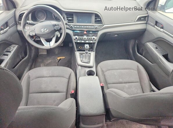 5NPD84LF5LH586235 2020 HYUNDAI ELANTRA White Вид щитка приладів