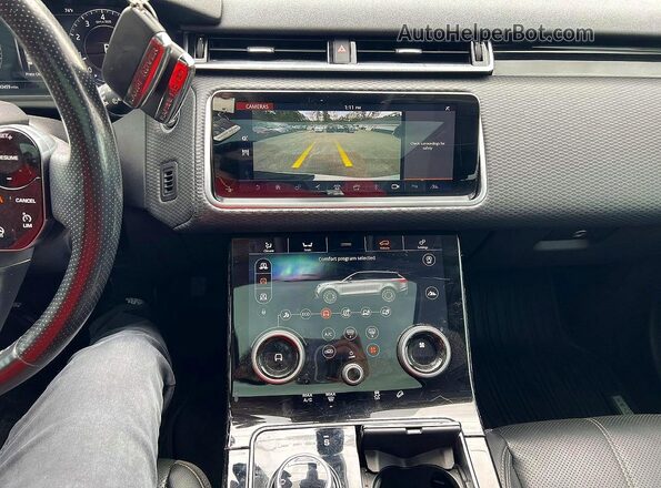 SALYB2RVXJA727237 2018 LAND ROVER RANGE Белый Вид задней части салона