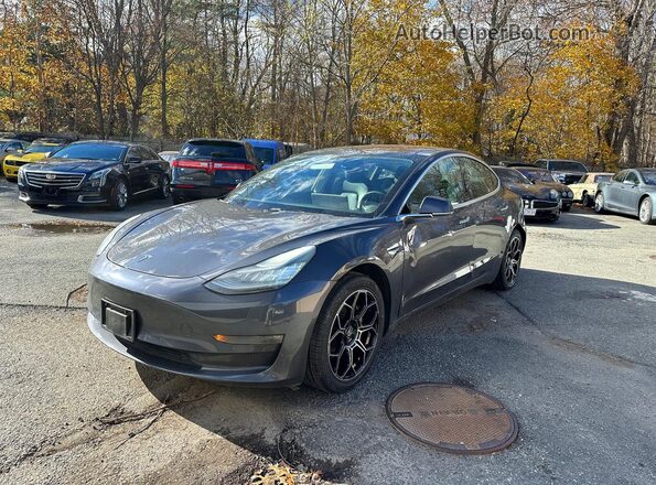 5YJ3E1EB1JF119497 2018 TESLA MODEL Серый Задняя правая четверть