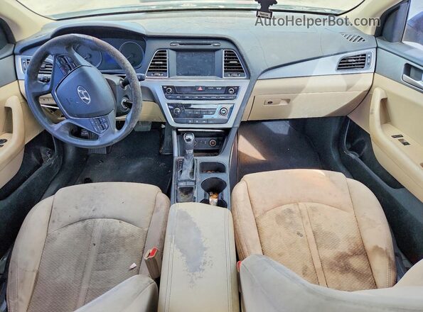 5NPE24AF8GH322148 2016 HYUNDAI SONATA Черный Вид щитка приборов