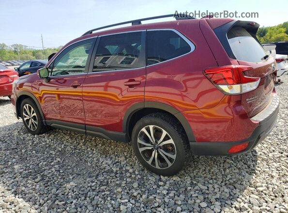 JF2SKAUC2LH480322 2020 SUBARU FORESTER Красный Задняя правая четверть
