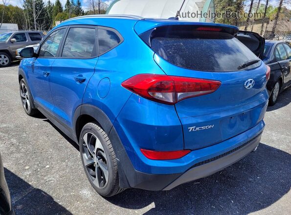 KM8J3CA2XGU213534 2016 HYUNDAI TUCSON Синий Передняя правая четверть