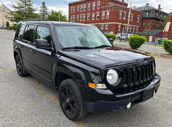 1C4NJRBB3GD781735 2016 JEEP PATRIOT Black Vista tres cuartos delantera izquierda