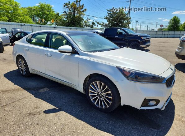 KNALC4J10H5045938 2017 KIA CADENZA White Front view