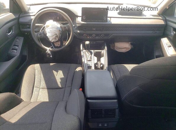 1HGCY1F21SA091346 2025 HONDA ACCORD Black Widok zestawu wskaźników