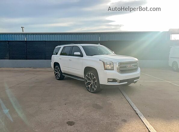 1GKS1BKC9HR134333 2017 GMC YUKON Белый Задняя левая четверть