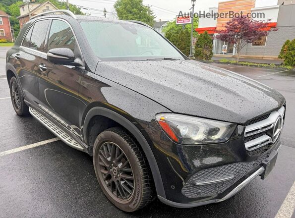 4JGFB4KE3LA035534 2020 MERCEDES-BENZ GLE Черный Передняя левая четверть