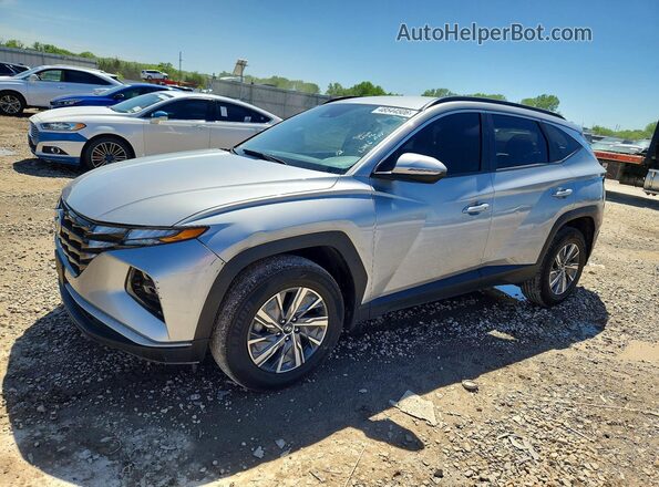 KM8JBCA14NU030783 2022 HYUNDAI TUCSON Серебряный Задняя левая четверть