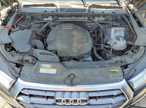 WA1BNAFY1J2055019 2018 AUDI Q5 Серый Вид наклейки с VIN-кодом