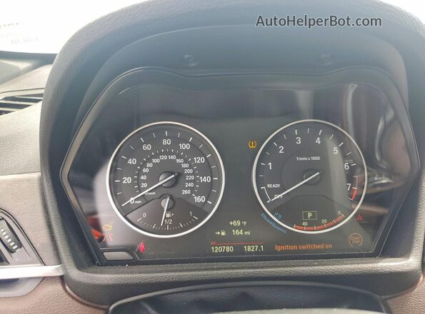 WBXHT3Z30G4A50978 2016 BMW X1 Silver Вид задніх сидінь