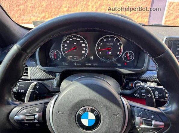5YMKT6C35H0X20731 2017 BMW X5 Черный Вид панели приборов