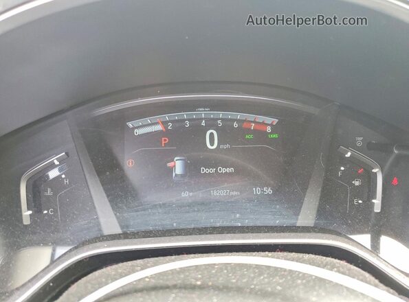 7FARW2H87JE007658 2018 HONDA CRV Gray Widok tylnych siedzeń