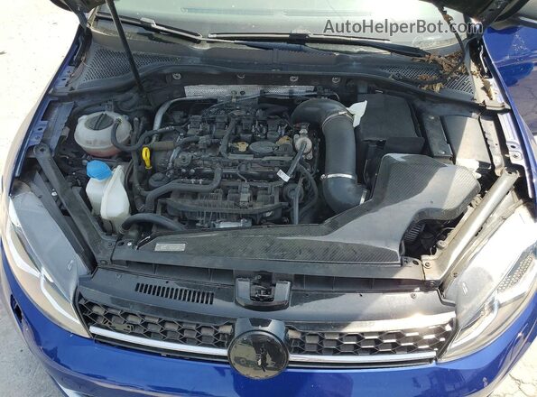 WVWWF7AU0HW171259 2017 VOLKSWAGEN GOLF Синий Вид подкапотного пространства