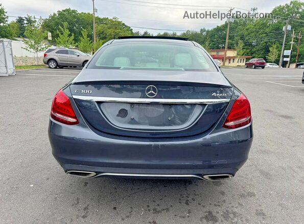 WDDWF4KB7GR151475 2016 MERCEDES-BENZ C Black Rear view