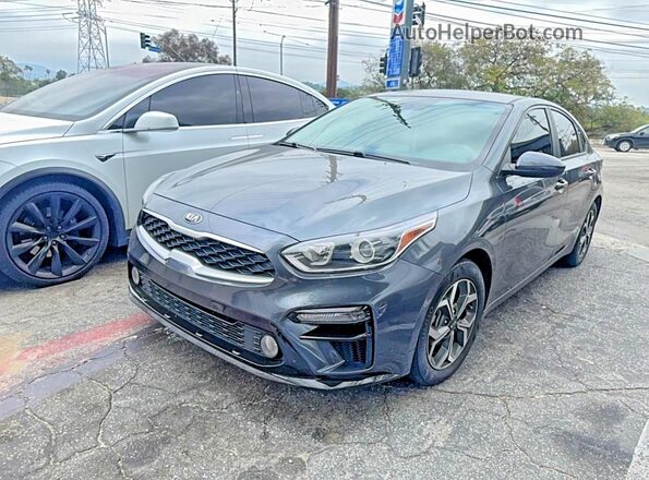 3KPF24AD7ME316523 2021 KIA FORTE Серый Задняя правая четверть