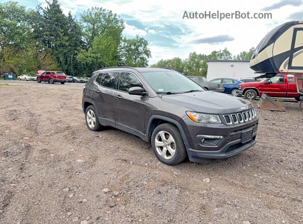 3C4NJCBB0JT502224 2018 JEEP COMPASS Серый Передняя левая четверть