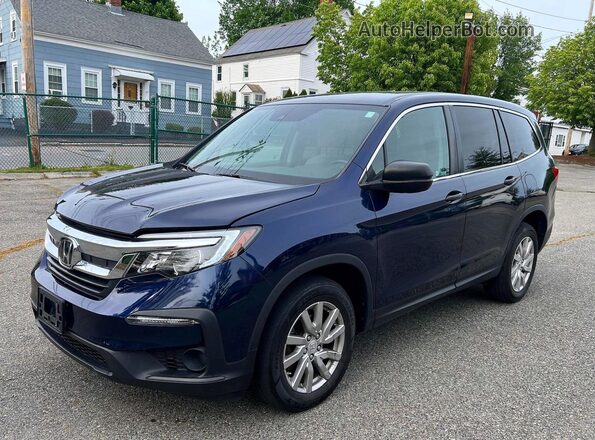 5FNYF6H15KB089988 2019 HONDA PILOT Синий Задняя левая четверть