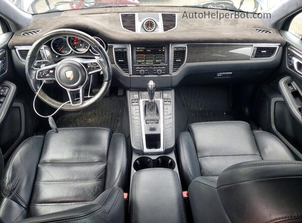 WP1AF2A59GLB93474 2016 PORSCHE MACAN Black Vista del cuadro de instrumentos