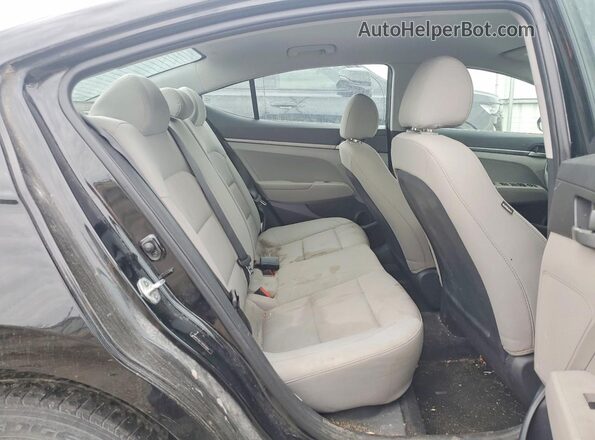 5NPD74LF7JH253504 2018 HYUNDAI ELANTRA Серый Вид задней части салона