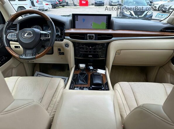 JTJHY7AX6H4221040 2017 LEXUS LX570 Черный Вид щитка приборов