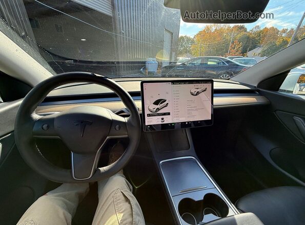 5YJYGDEE5MF295078 2021 TESLA MODEL Белый Вид задних сидений
