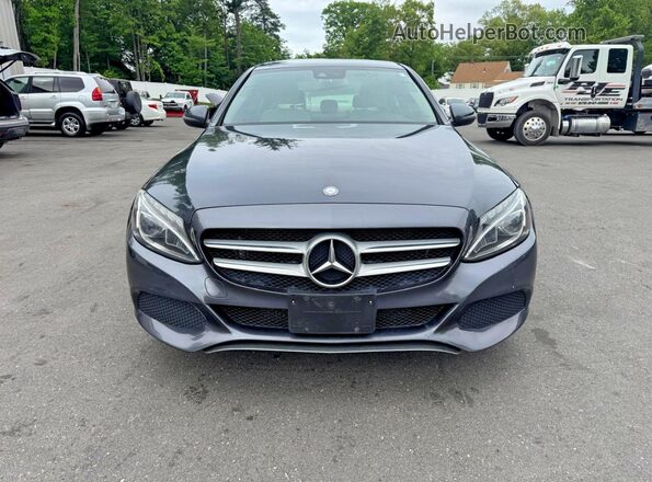 WDDWF4KB7GR151475 2016 MERCEDES-BENZ C Black Engine compartment view