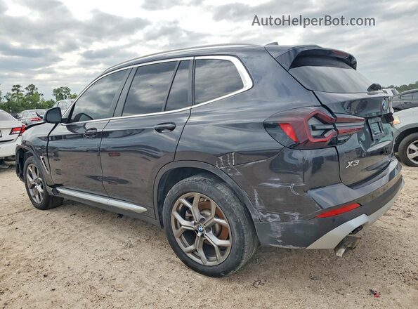 WBX47DP07RN252373 2024 BMW X3 Угольный Задняя правая четверть