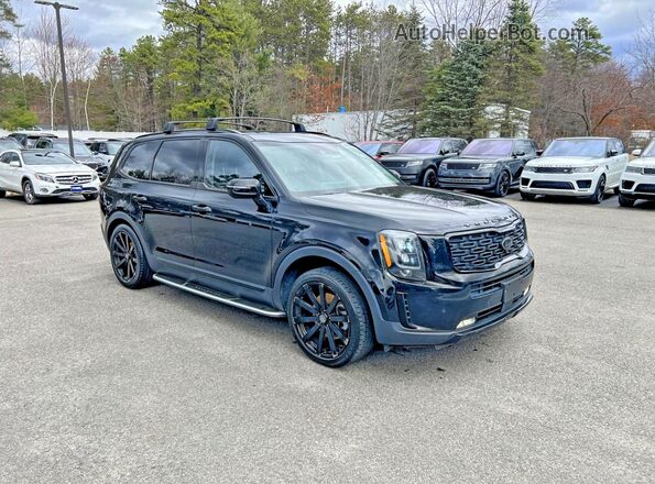 5XYP5DHC3MG161769 2021 KIA TELLURIDE Черный Передняя левая четверть