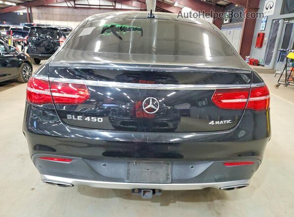 4JGED6EB6GA012337 2016 MERCEDES-BENZ GLE Черный Вид салона спереди