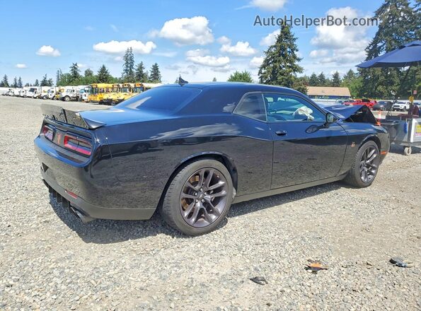 2C3CDZFJ5NH100592 2022 DODGE CHALLENGER Черный Передняя правая четверть