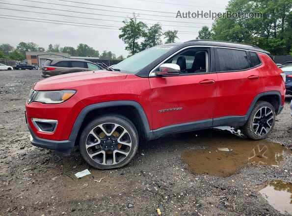 3C4NJDCBXJT146093 2018 JEEP COMPASS Красный Передняя левая четверть